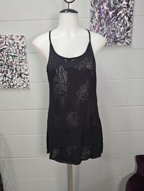 Joe Boxer Black Sheer Tank Top